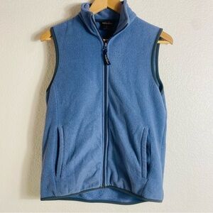 Woolrich Andes Fleece Full Zip Vest Blue Womens Size: Small